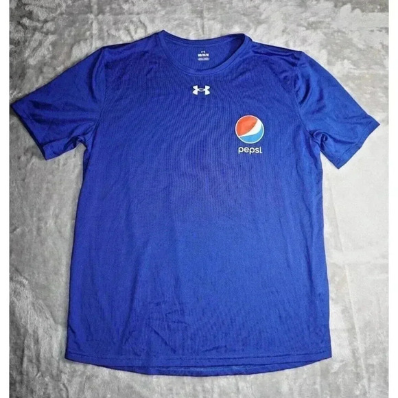 Pepsi Underarmour Short Sleeve Soft Polyester T Shirt Size M - Picture 3 of 13
